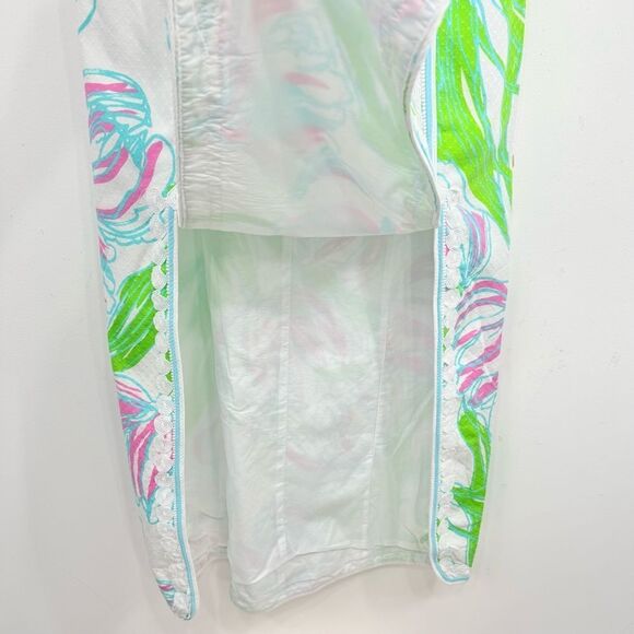Lilly Pulitzer Biltmore Resort Ring The Bellboy White Tropical Sheath Dress - Picture 10 of 16